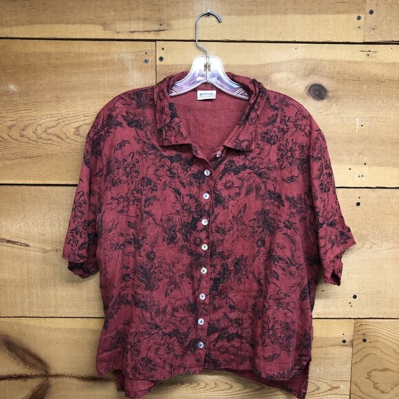 HABITAT Clothes To Live In Button Up Shirts Tops Womens Size Medium Lot of 2 - Picture 7 of 10